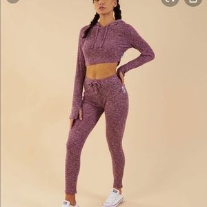 Gymshark Slounge purple leggings